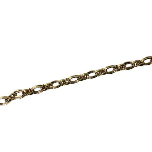 Double Link Gold Bracelet