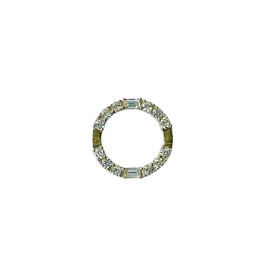 Round and Baguette Lab Grown Diamond Enhancer