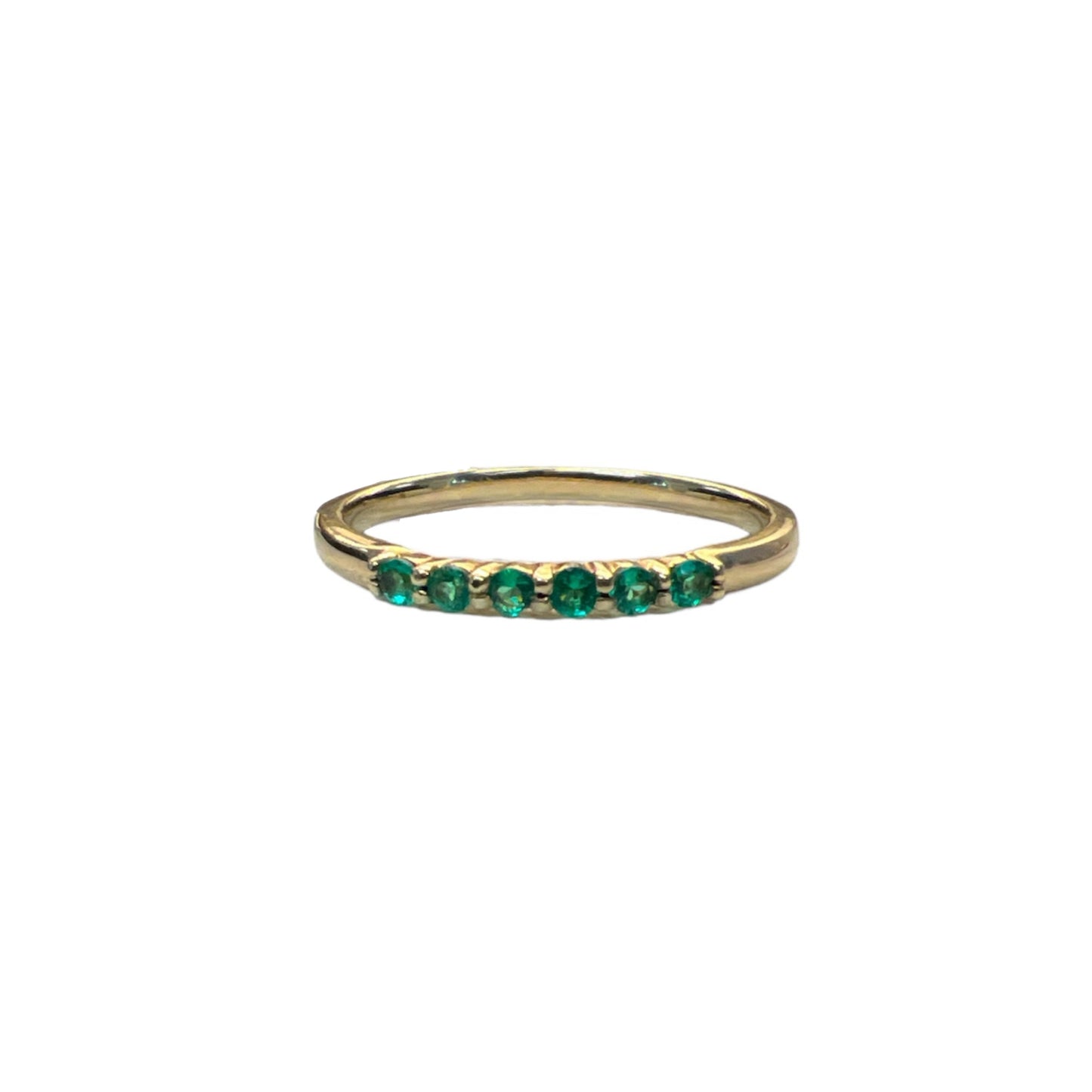 Five Stone Emerald Ring
