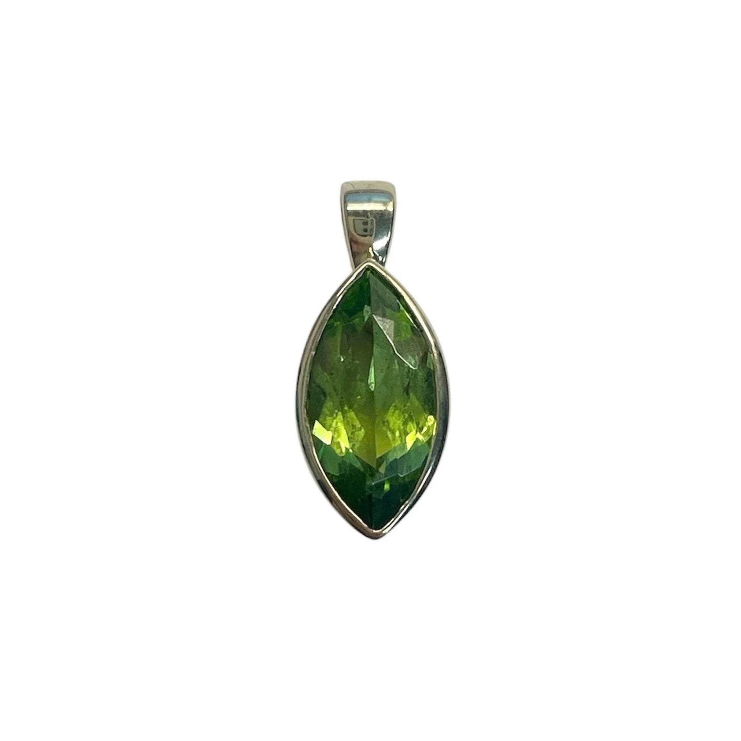 Marquise Peridot Pendant