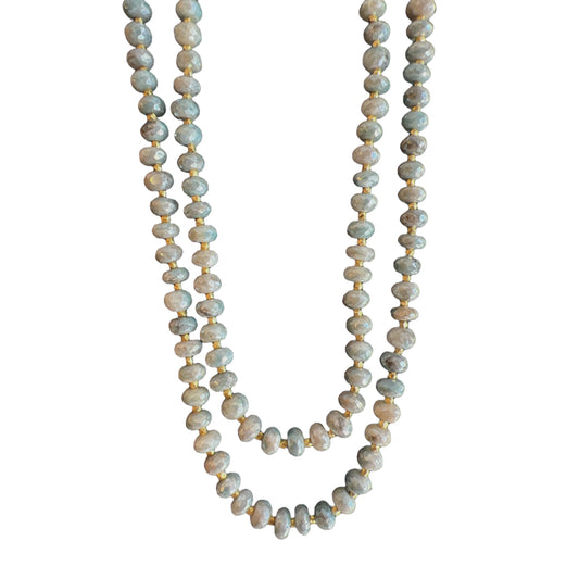 Blue Silverite Vermeil Necklace
