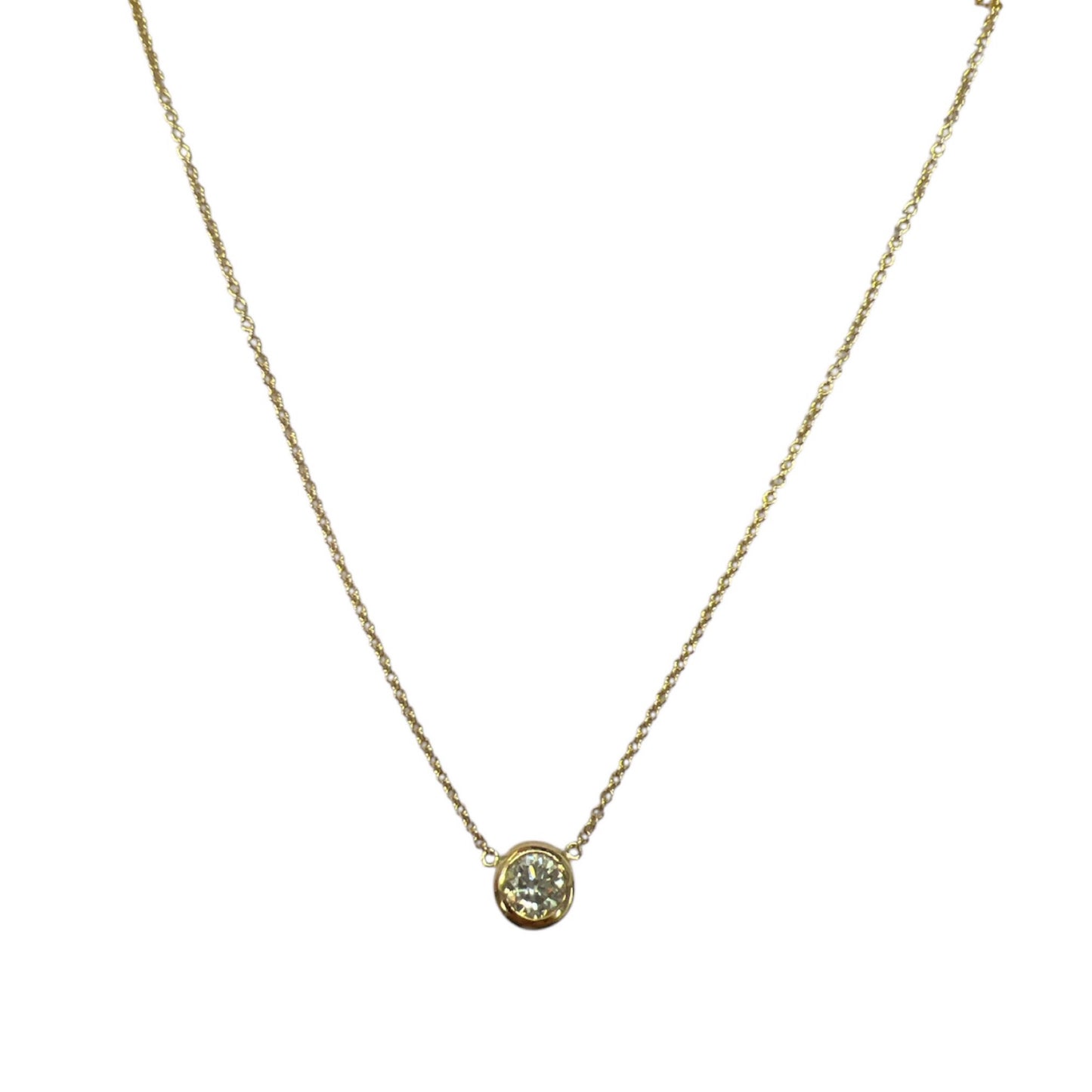 0.42 ctw Round Diamond Solitaire Necklace