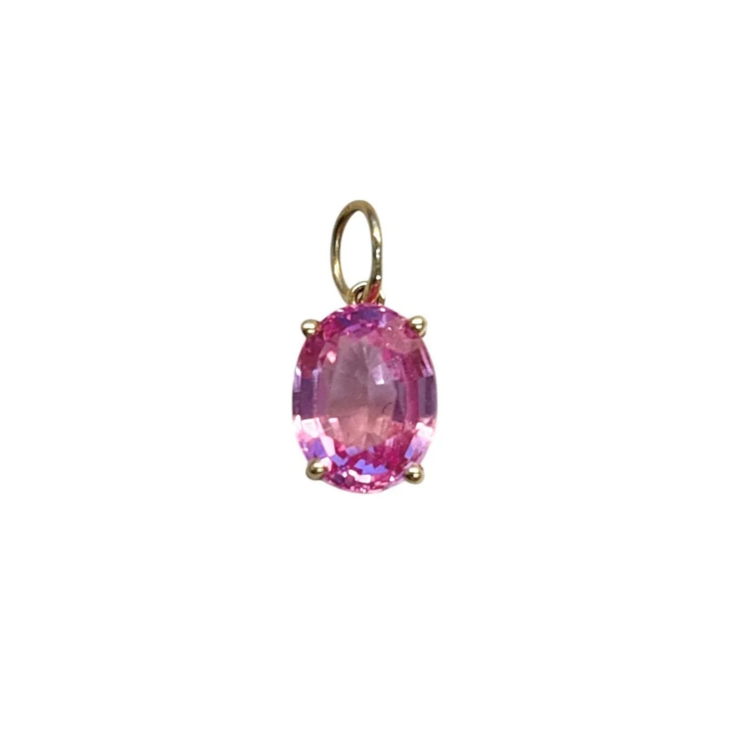 Mini Pink Topaz Pendant