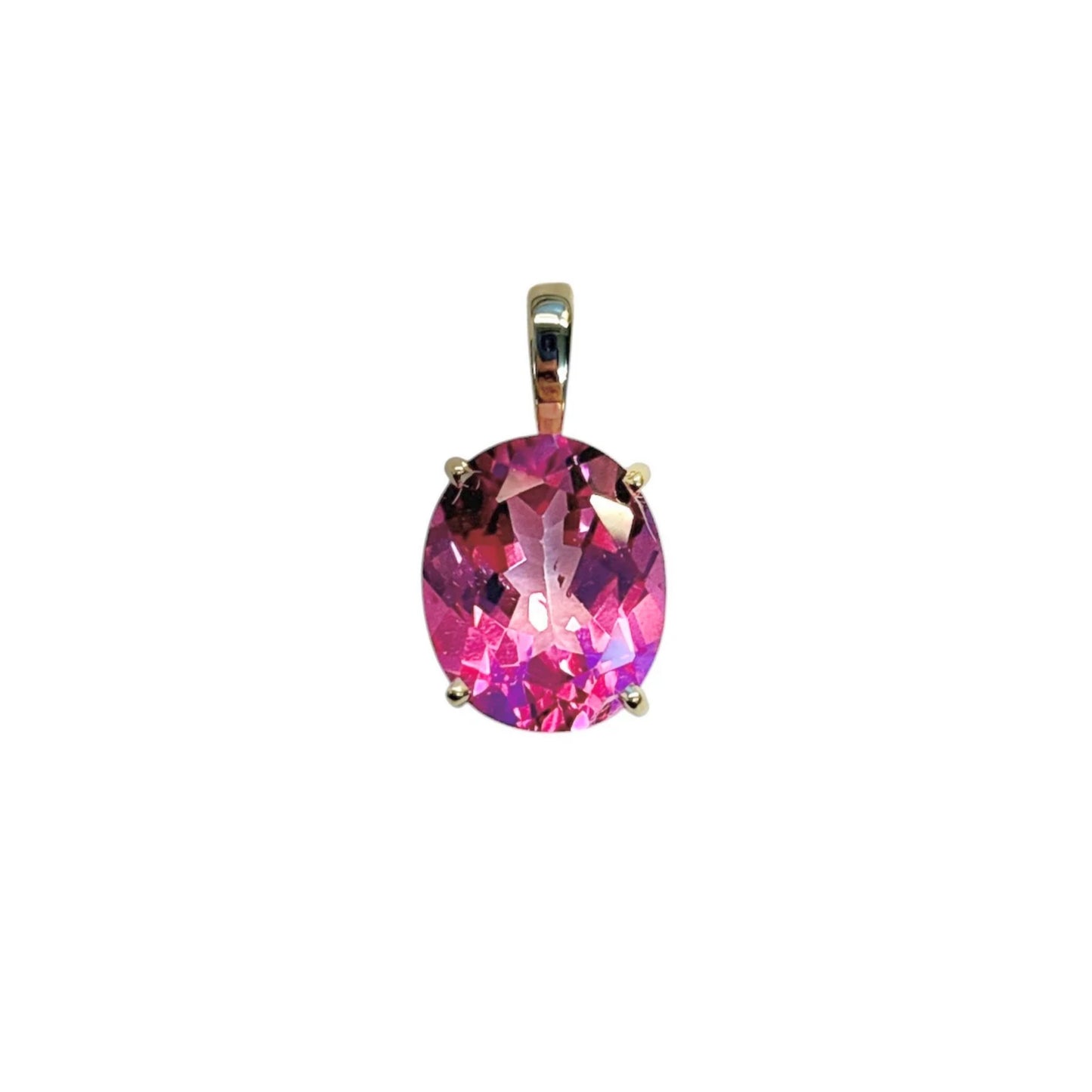 Pink Topaz Pendant
