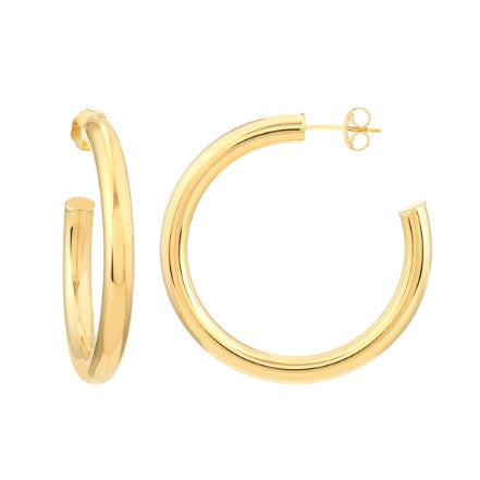 Tube Hoop Earrings
