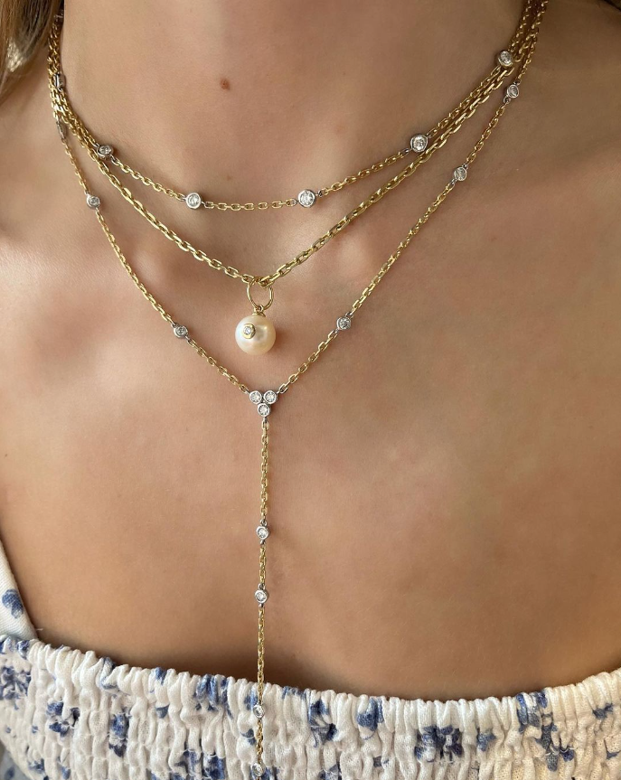 Diamond by the Yard Trio Lariat