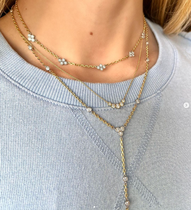 Diamond by the Yard Trio Lariat
