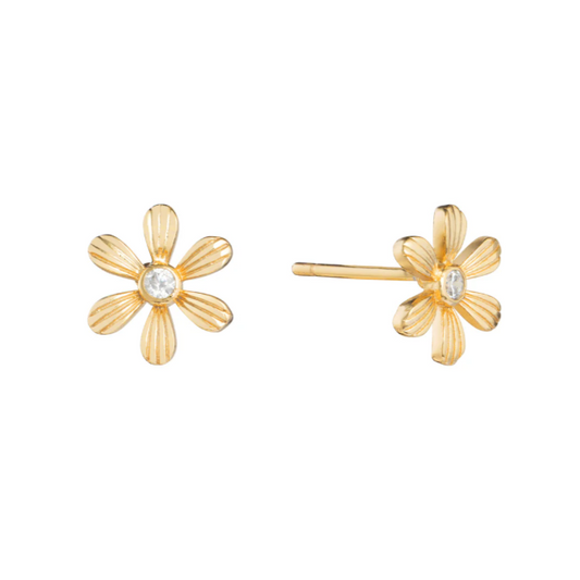 CZ Flower Studs