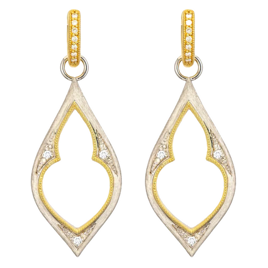 Mixed Metal Open Earring Charms