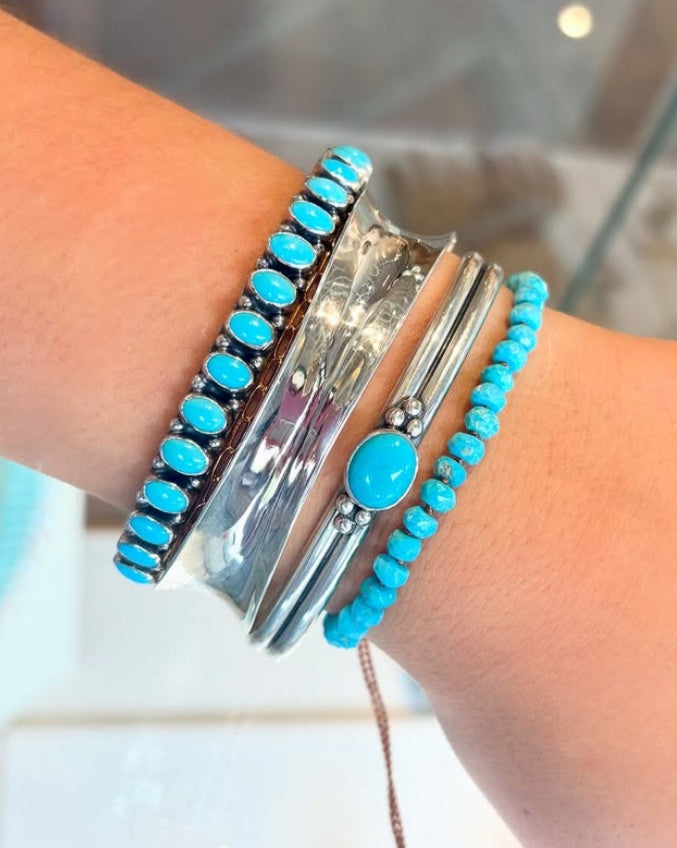 Turquoise Solitaire Cuff