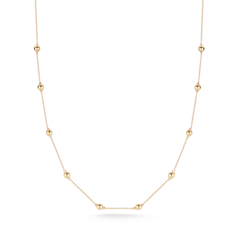 Poppy Rae Pebble Station Necklace