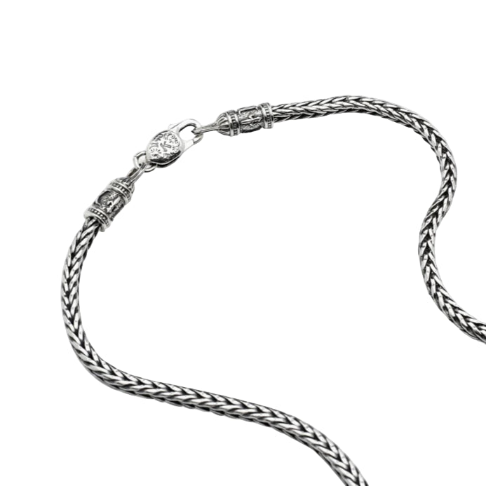 18" 3.8mm Sterling Silver Wheat Chain
