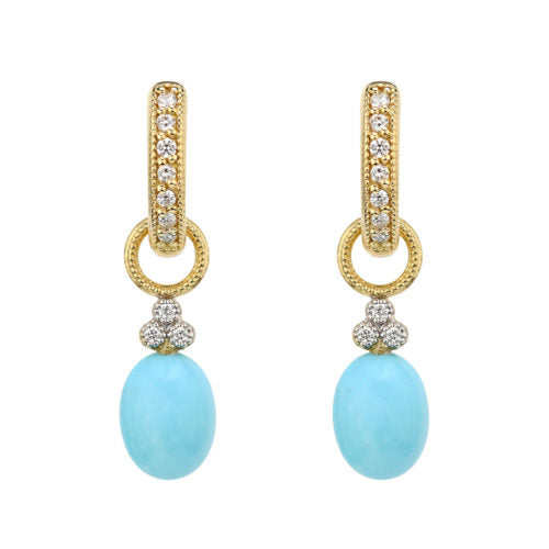 Provence Champagne Briolette Earring Charms