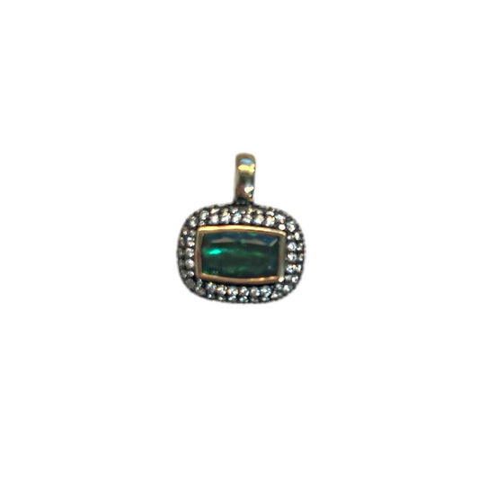 Emerald Two-Toned Pendent