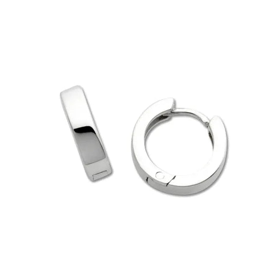 Thin Square Snap Hoop Huggies