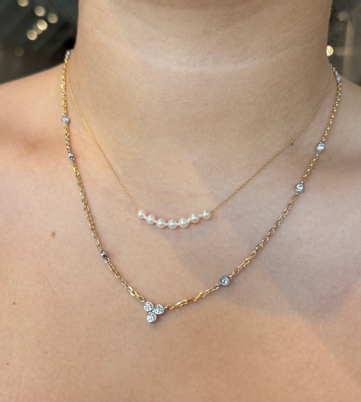 Diamond by the Yard with Diamond Trio Center