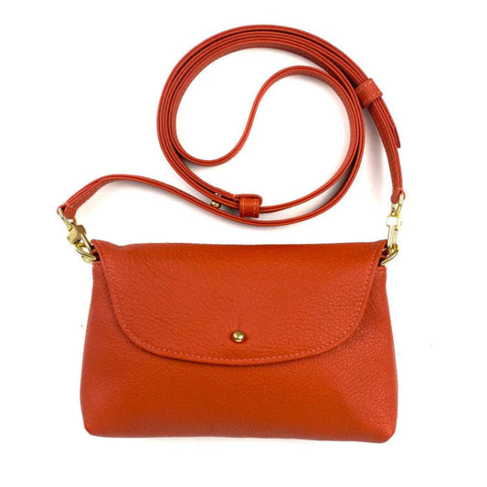 Papaya Pebble Grain Kaanapali Crossbody Bag