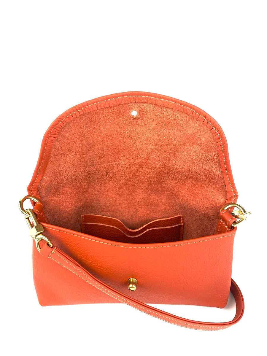 Papaya Pebble Grain Kaanapali Crossbody Bag