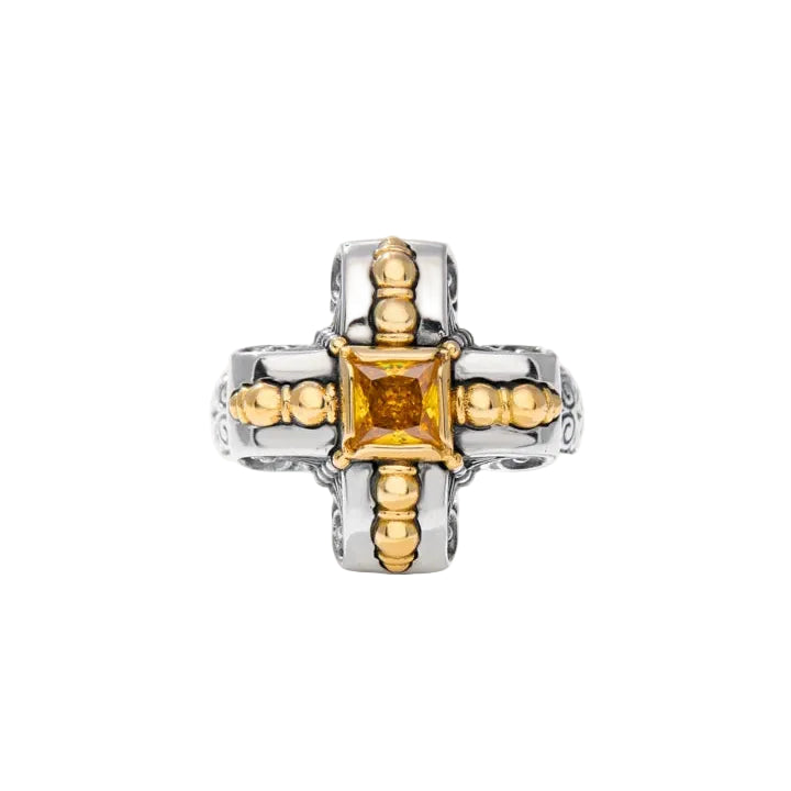 Yellow Spinel Grace Ring