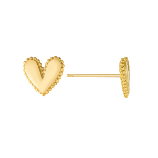Mini Heart Studs