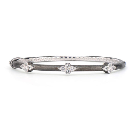 Sterling Silver Triple Moroccan Trio Bangle