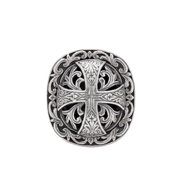 Sterling Silver Cross Ring