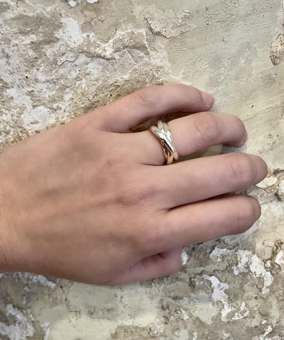 Sterling Silver Triple Band Ring