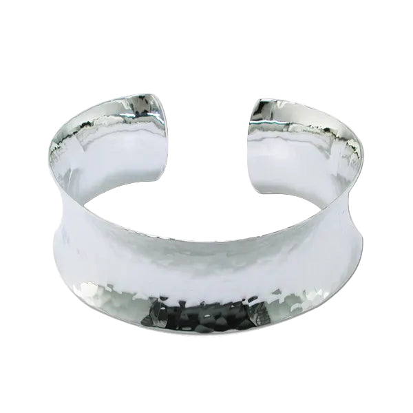 Concave Textured Cuff Bracelet