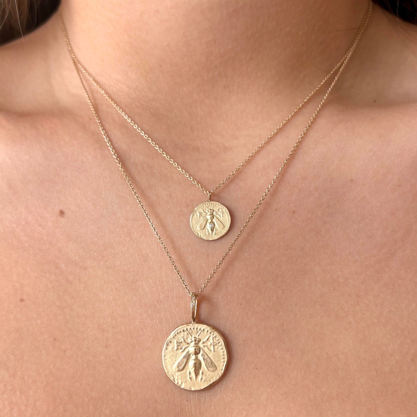 Bee Pendant Necklace