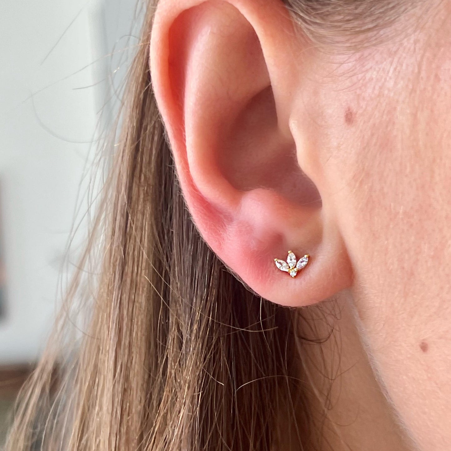 Dainty Marquise Studs