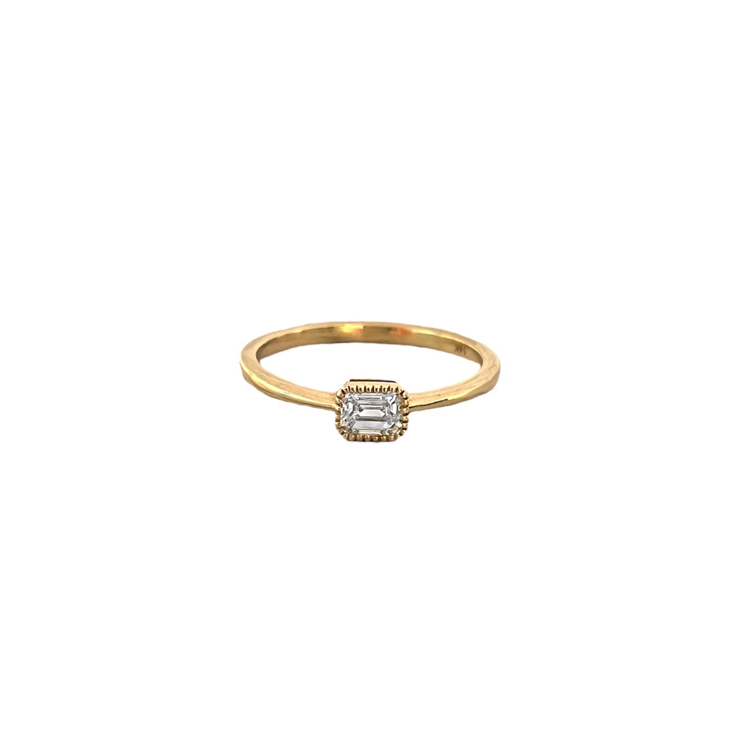 Emerald Cut Diamond Ring
