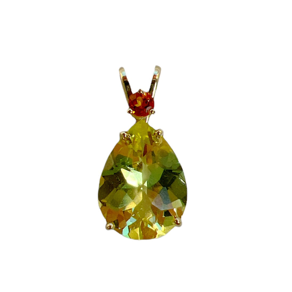 Multicolor Quartz Pendant