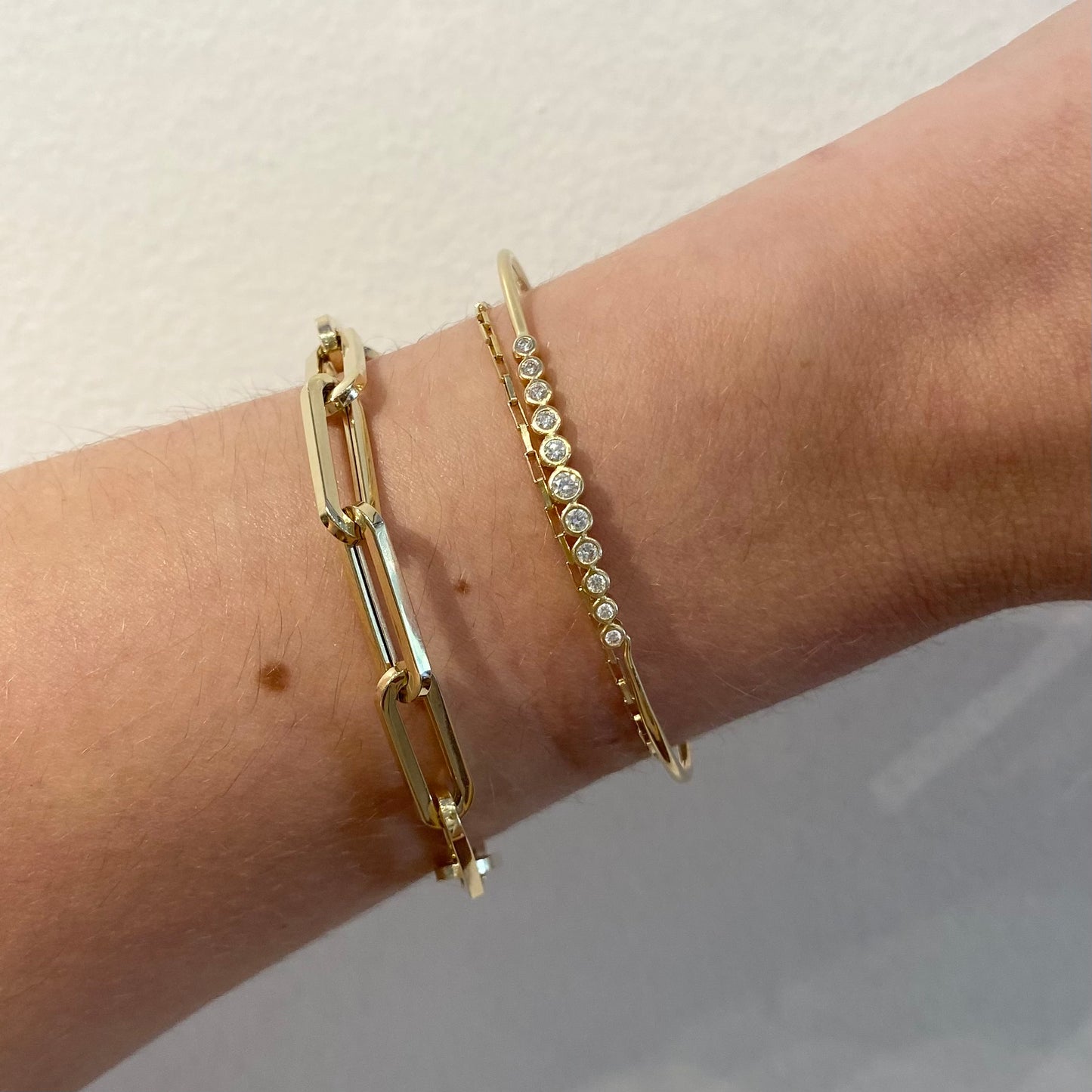 7.5" Paperclip Chain Bracelet