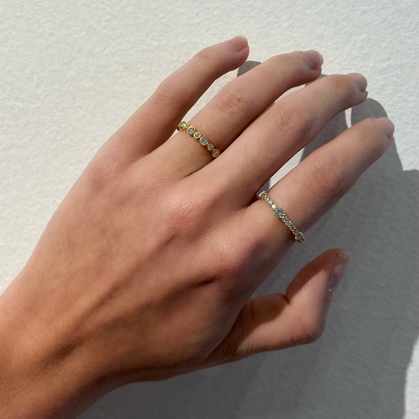 Round Milgrain Bezel Eternity Ring