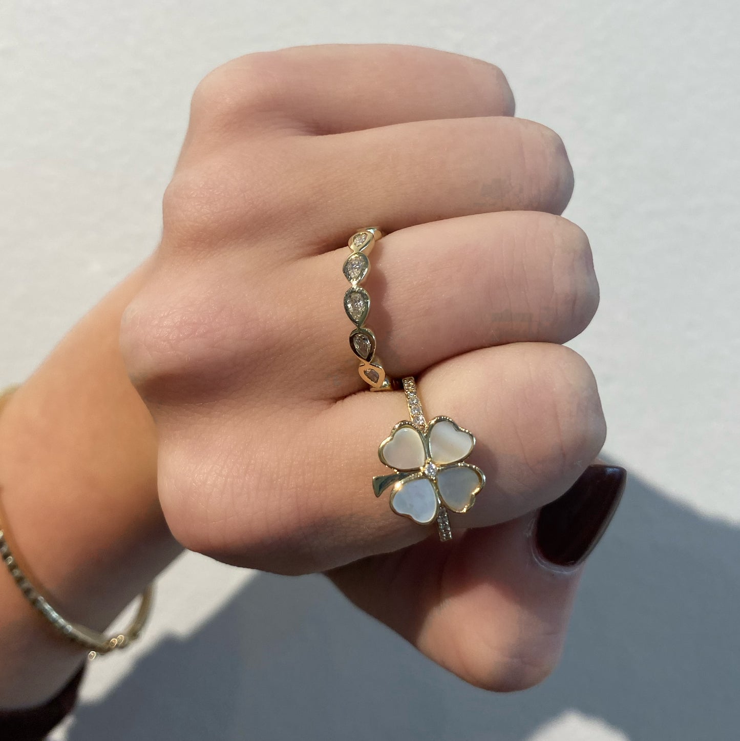 Diamond Pear Eternity Ring
