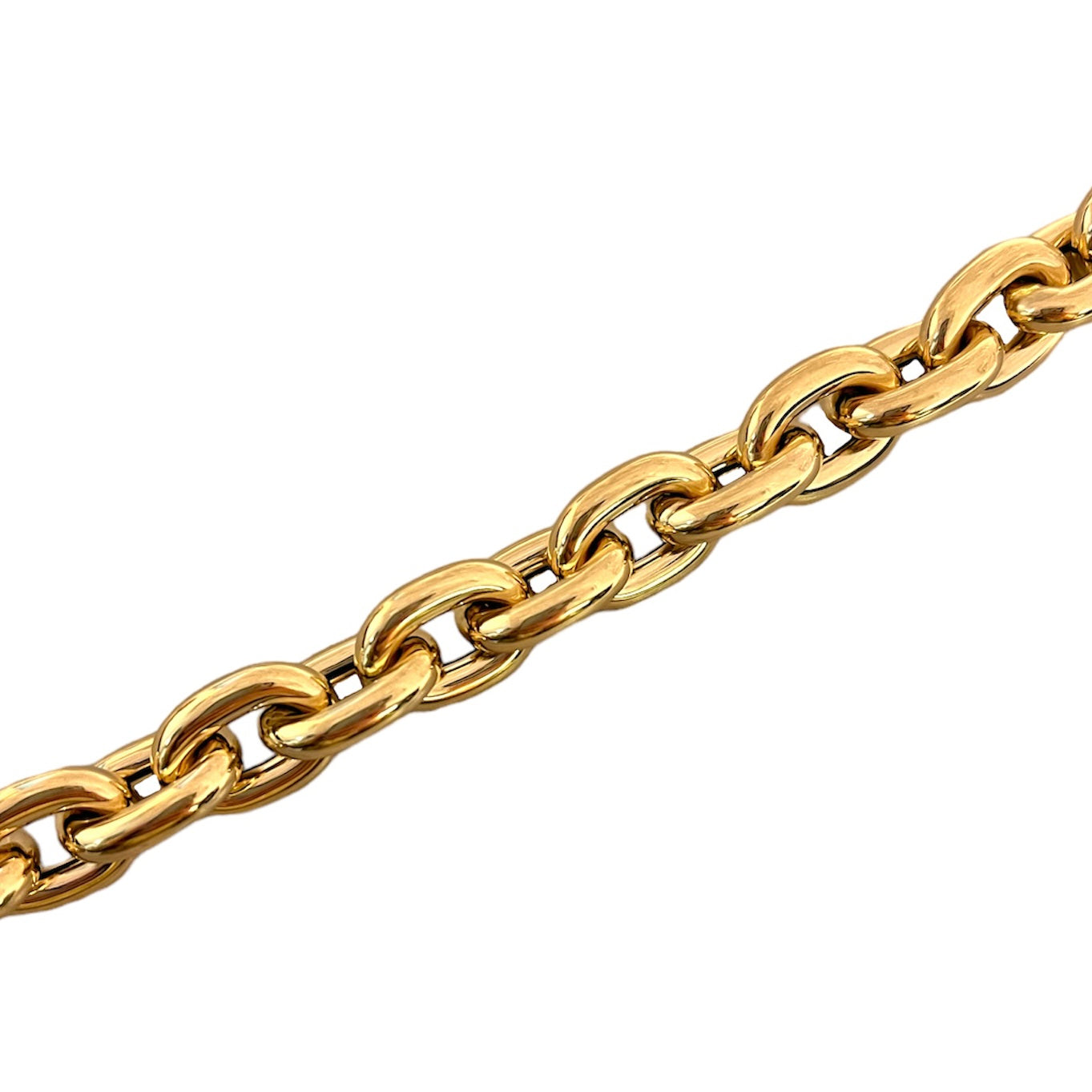 Bubble Oval Link Chain Bracelet