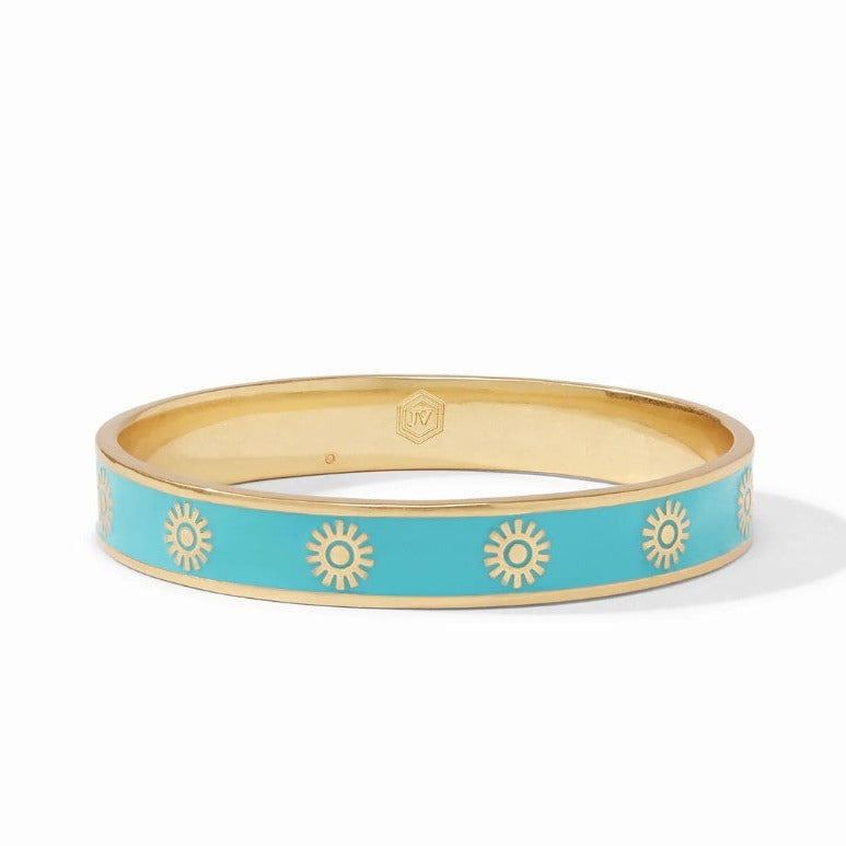 Soleil Turquoise Blue Bangle Bracelet
