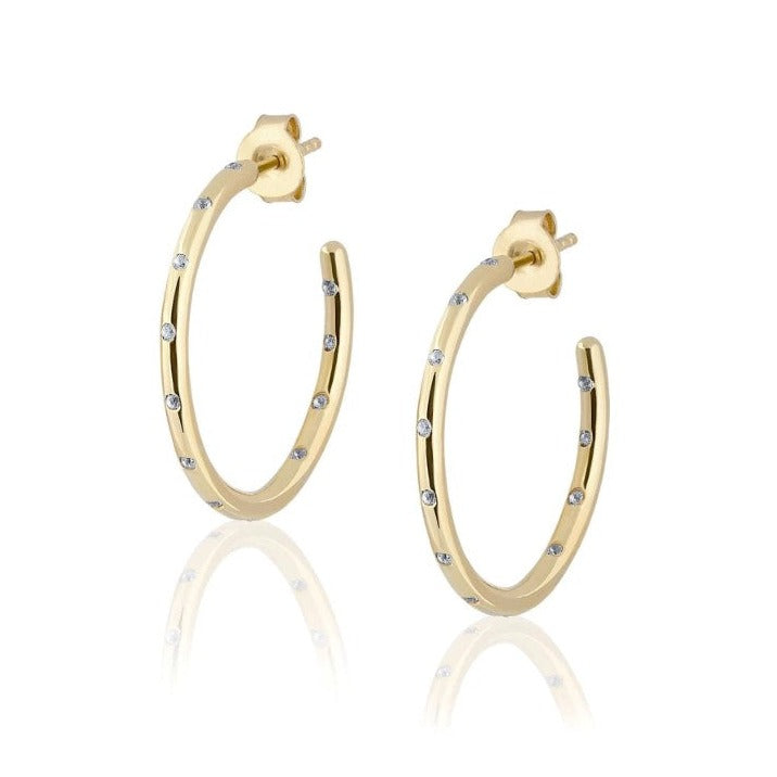 Small Sprinkle Hoop Earrings