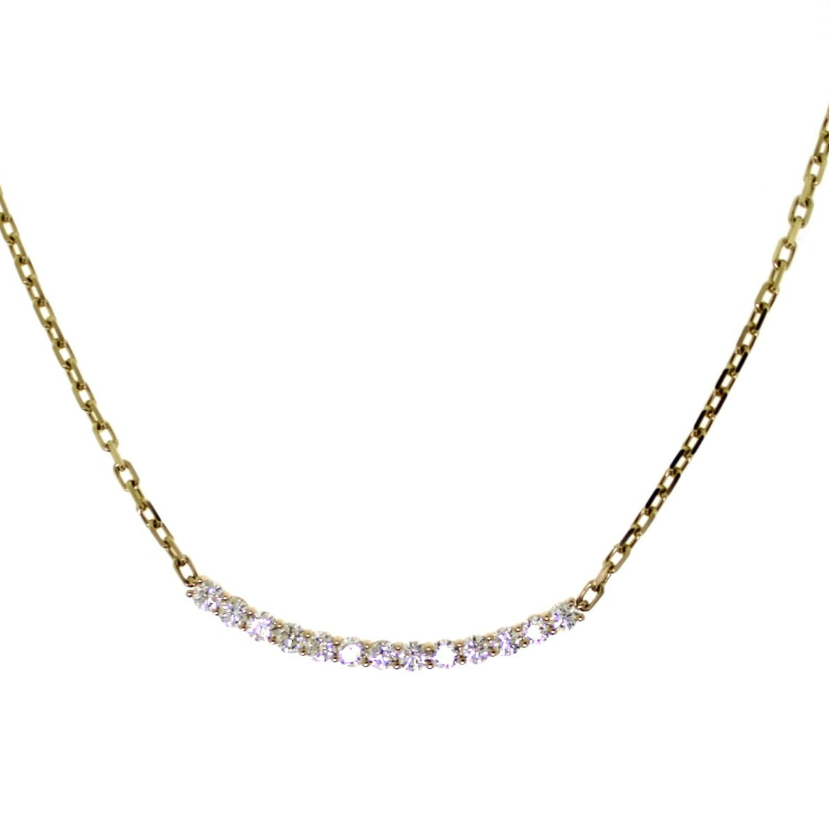 Diamond Bar Necklace