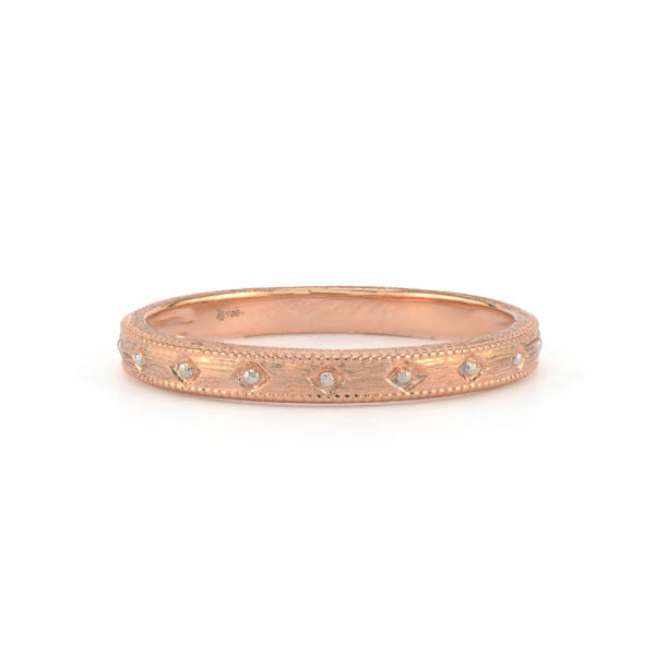 Lisse Delicate Beaded Band