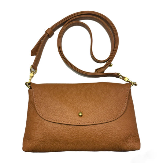 Maple Pebble Grain Kaanapali Crossbody Bag