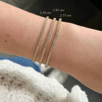 2.73 ctw Diamond Tennis Bracelet