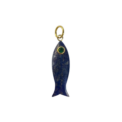 Gemstone Fish Charms