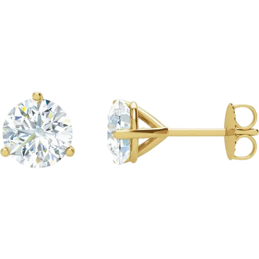 Lab Grown 2 ctw Diamond Stud Earrings