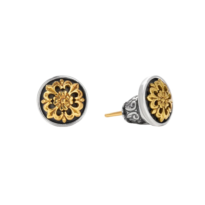 Mixed Metal 1993 Stud Earrings