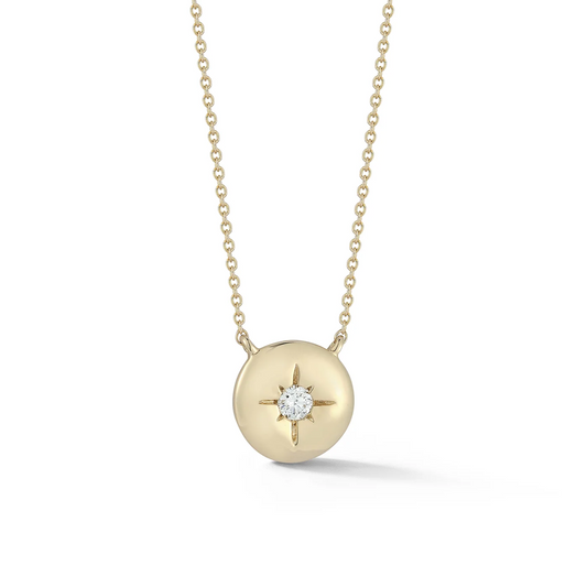 Cynthia Rose Starburst Disc Necklace