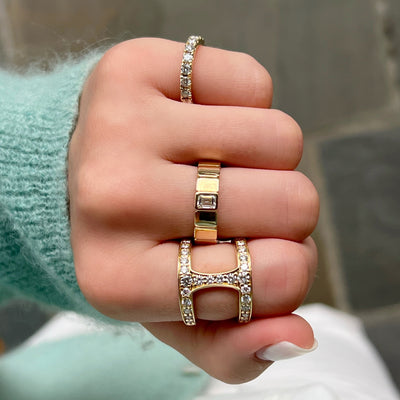 Diamond Eternity Pinky Ring