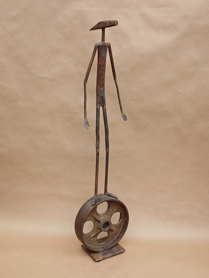 Man on a Wheel