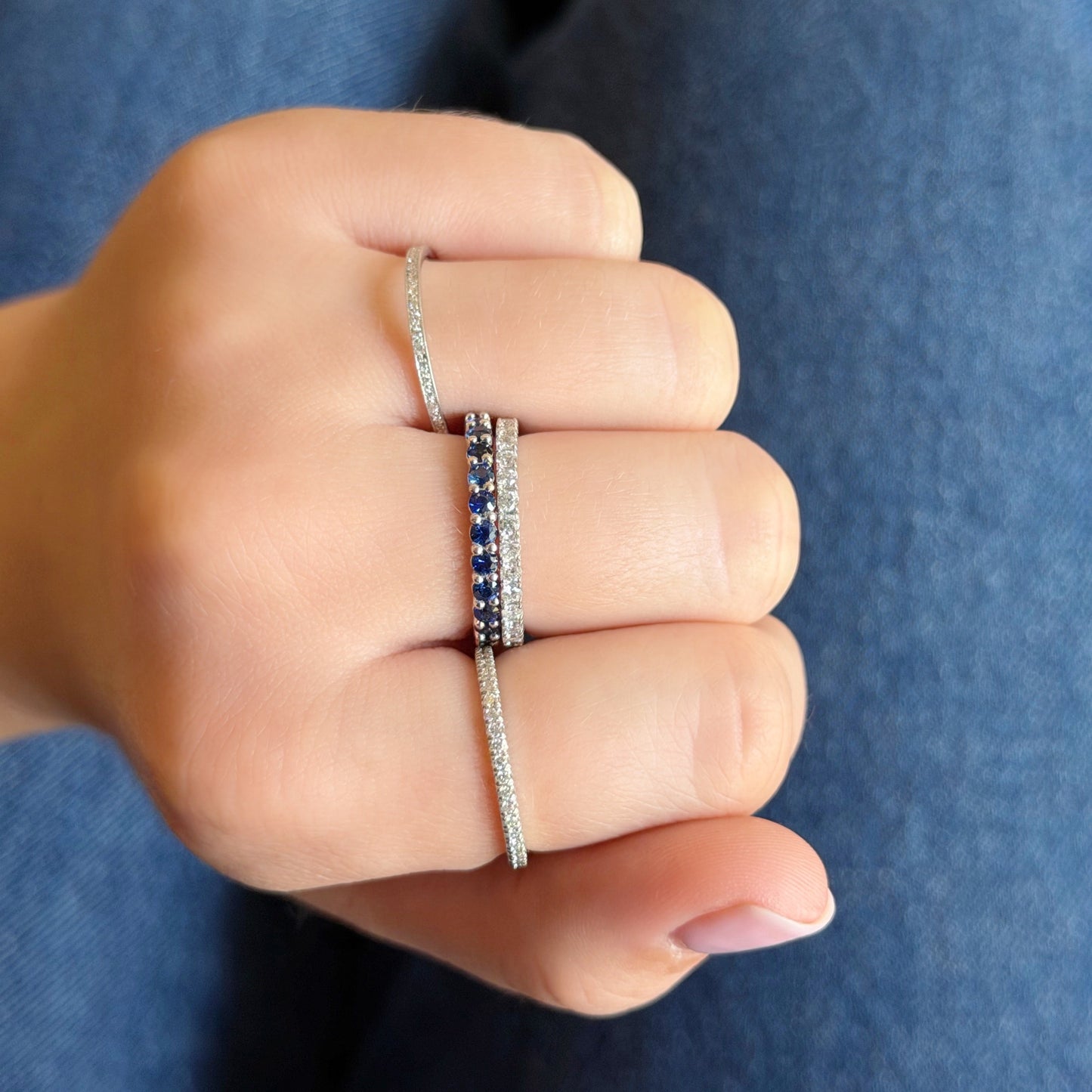 Milgrain Diamond Eternity Band