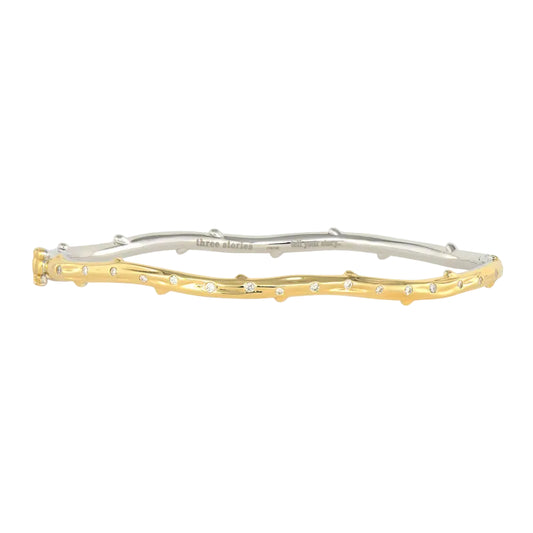 Two-Toned Tree of Life Bangle